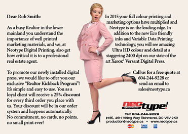 Realtor Kickback Program card back