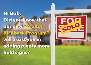 Realtor Kickback Program card
